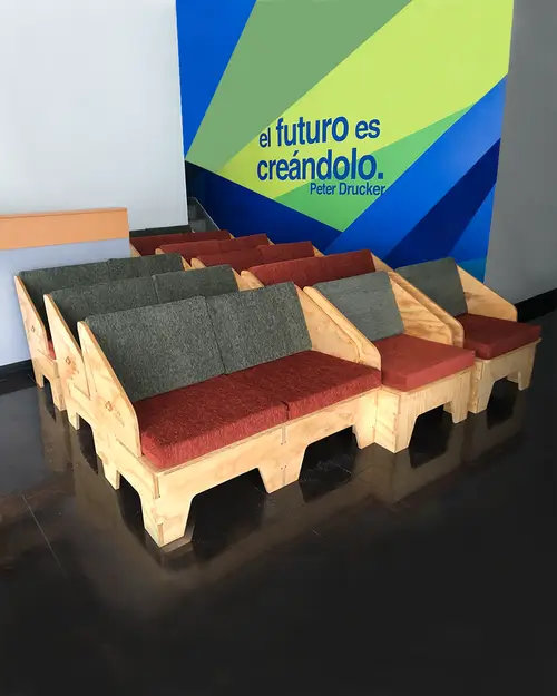 2-Body Coworker Sofa